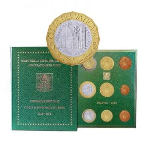 VATICAN 2018 - EURO COIN SET +5€-600th anniversary of the dome of Santa Maria del Fiore